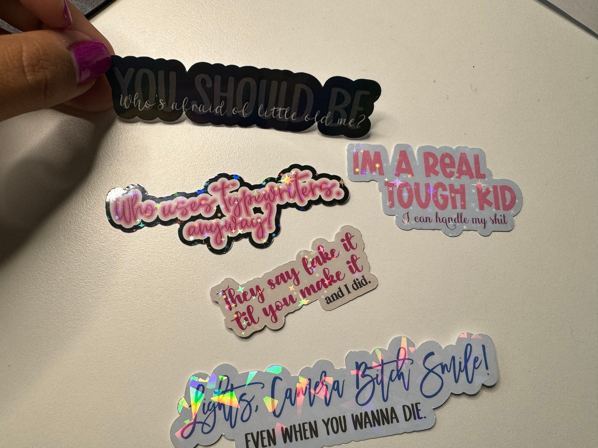 Tortured Poet Sticker Pack