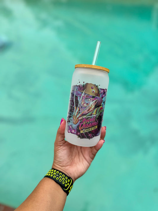 Freddy | Iced Coffee Cup | Horror Cup | Halloween