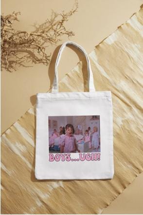 Ew Boys | Darla Tote Bag | 90's Movies