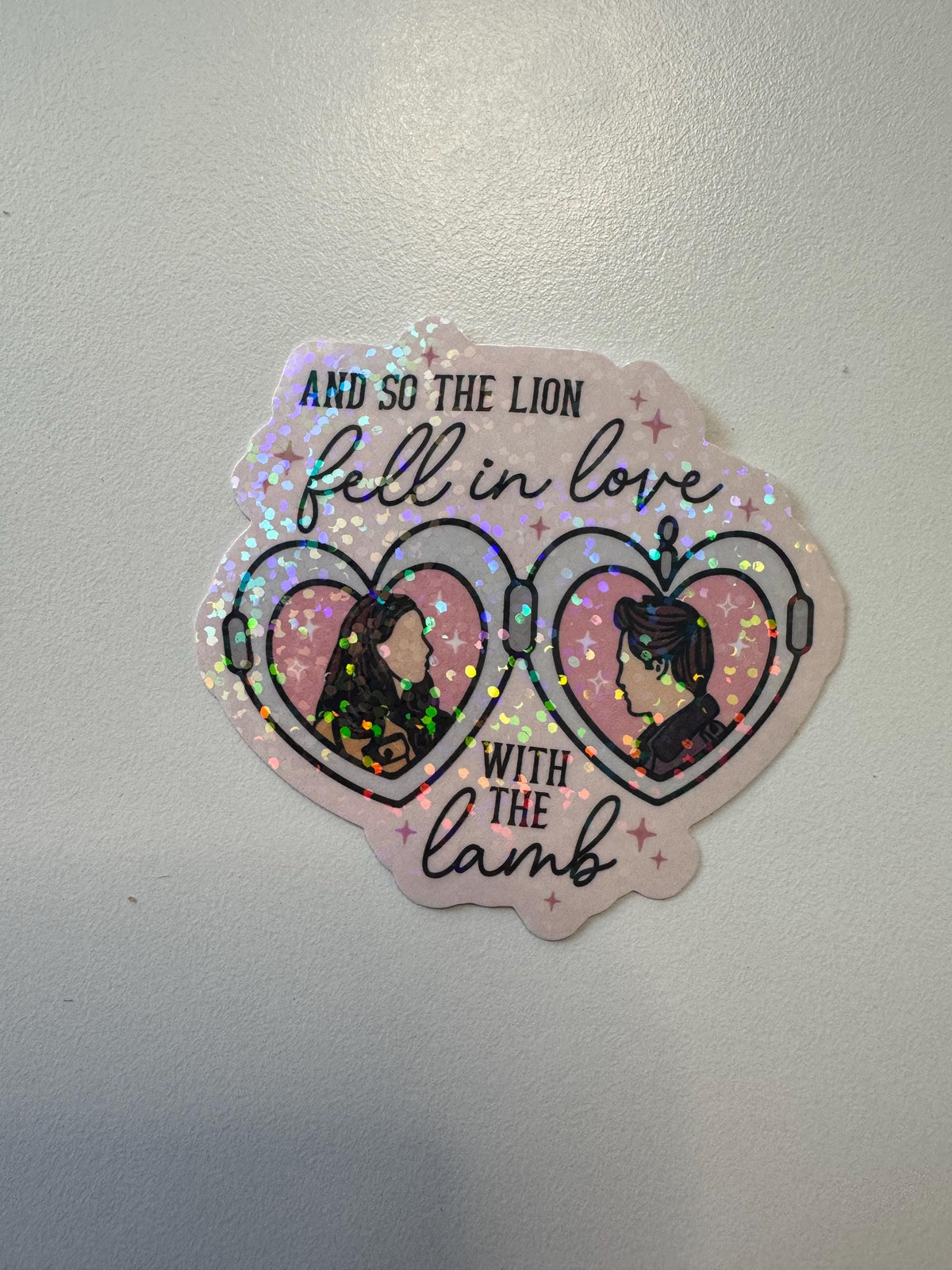 Twilight Saga | Holographic Sticker | Lion & Lamb Love Quote