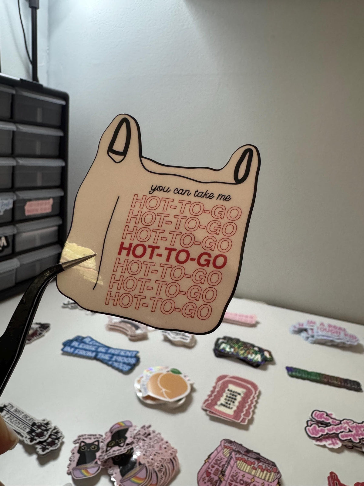HOT TO GO Sticker