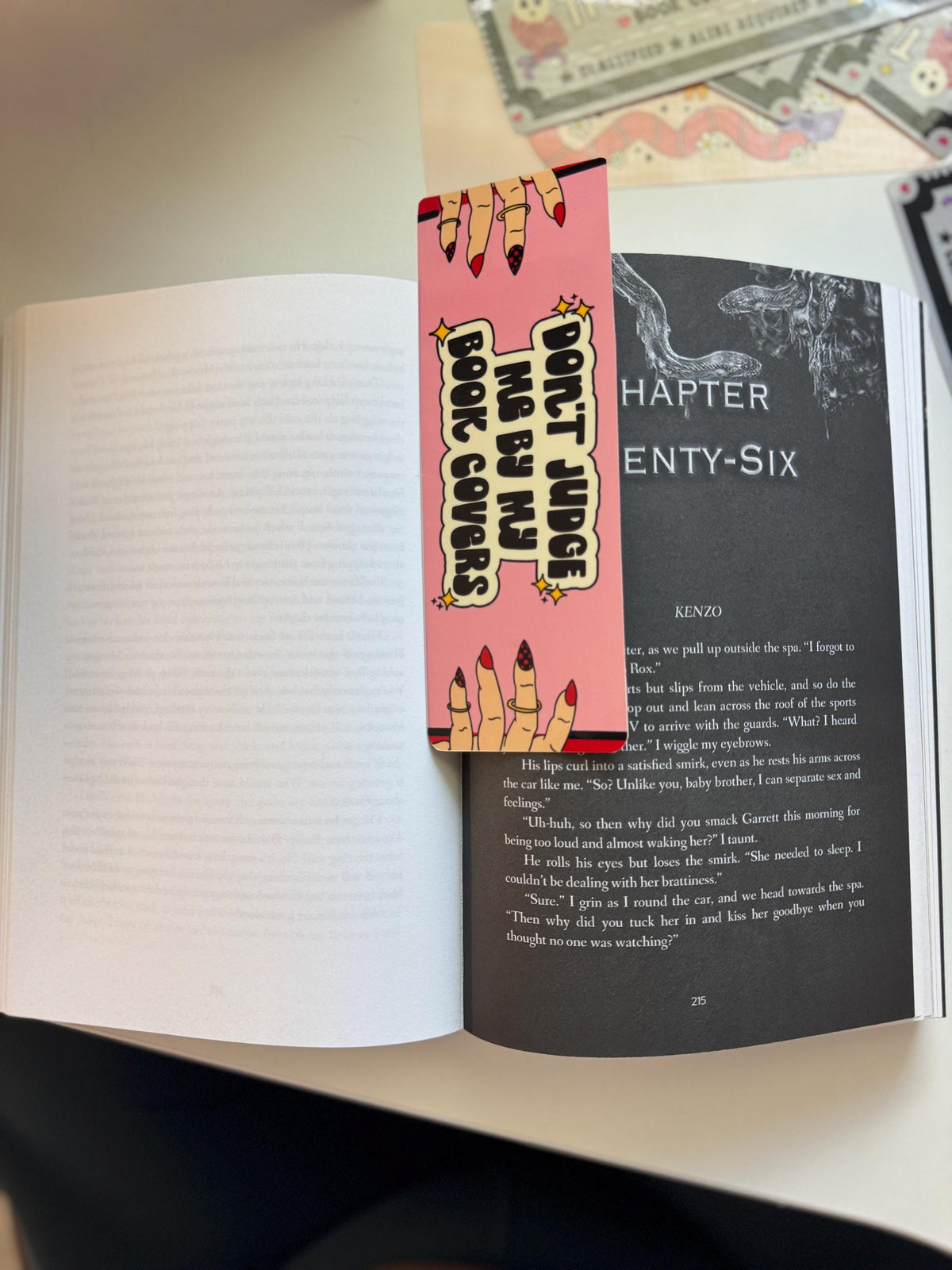 Don’t Judge Me By My Book Cover Bookmark