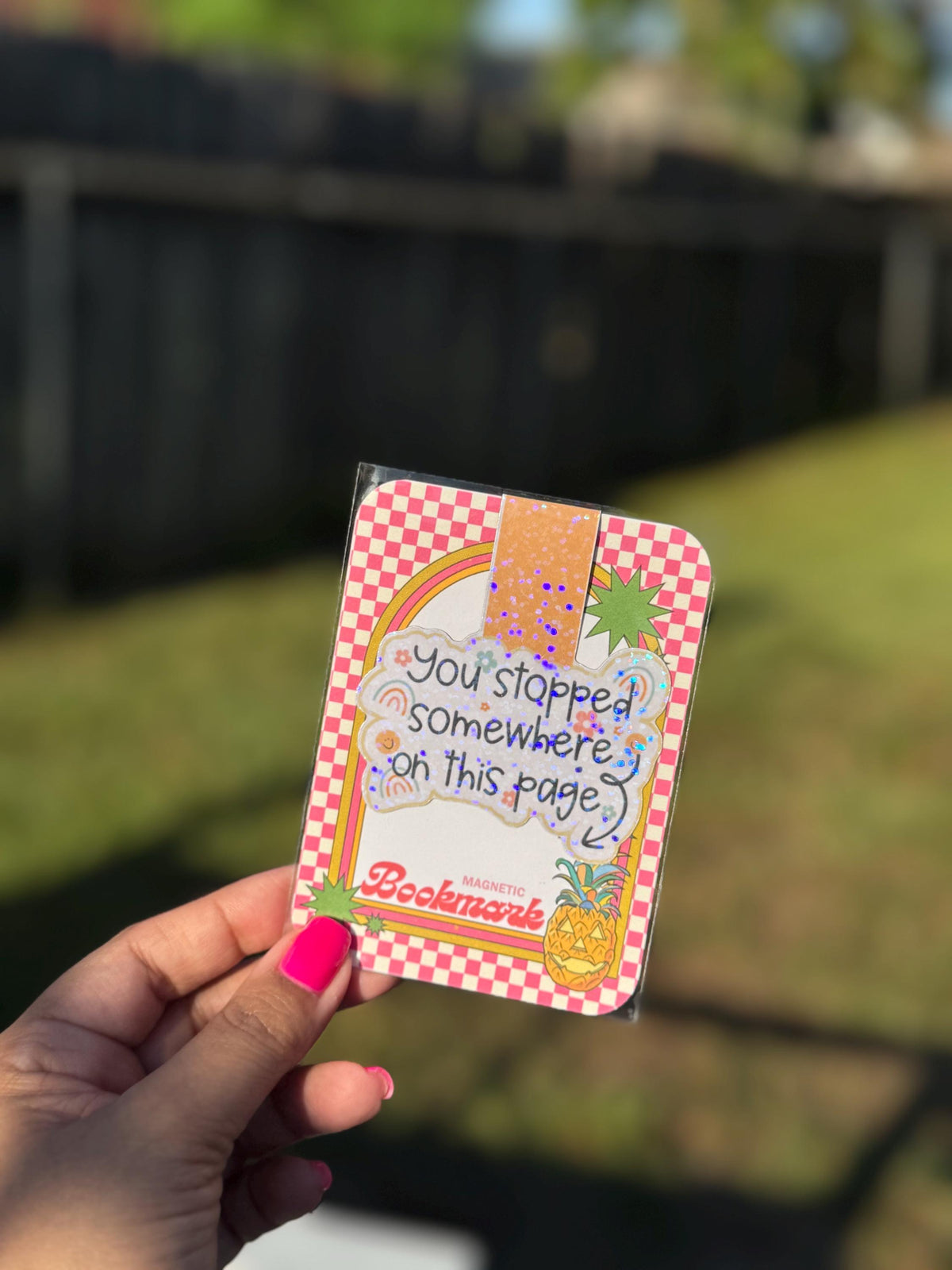 You Stopped Somewhere on This Page | Magnetic Bookmark | Bookish