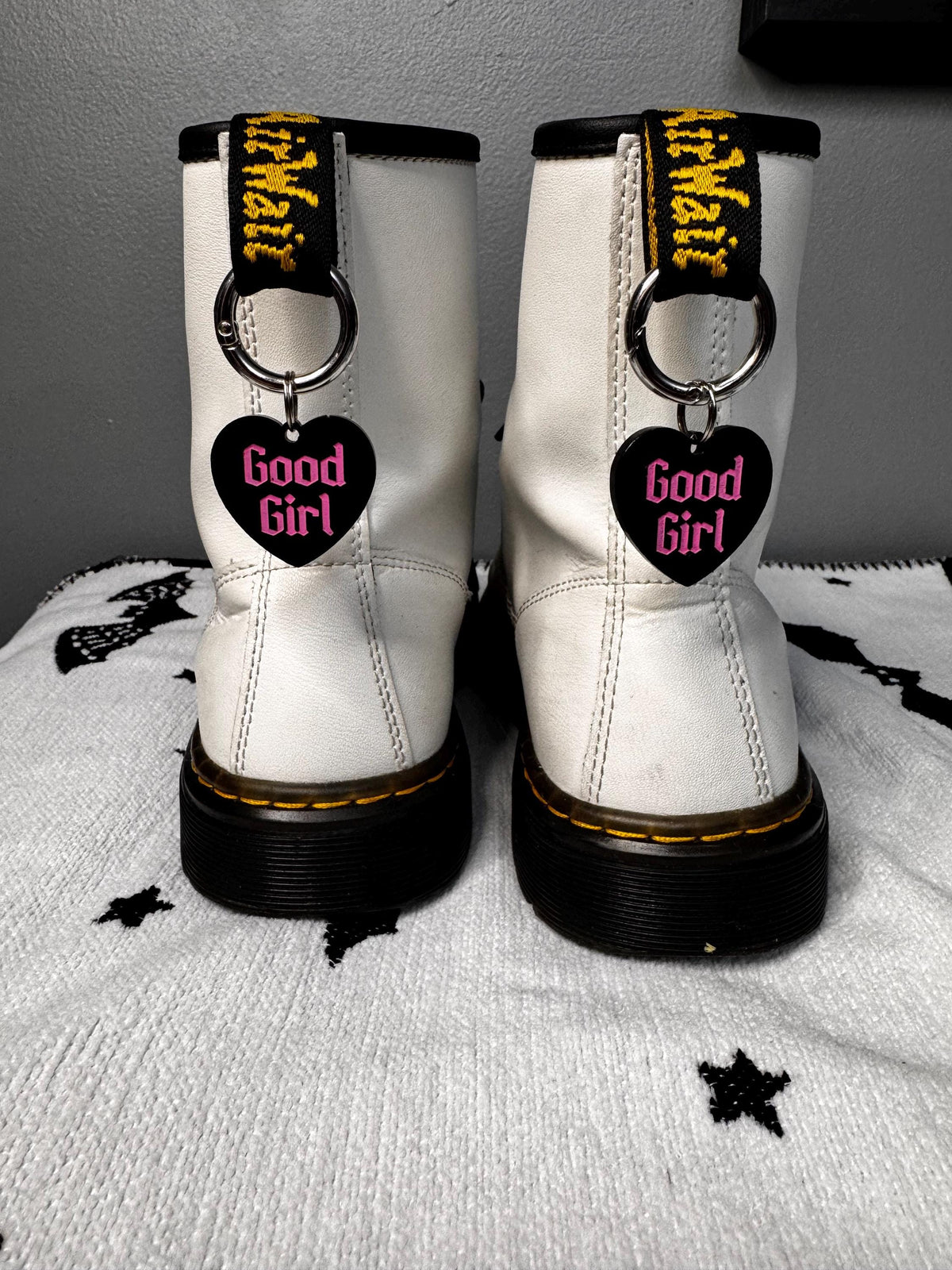 Good Girl | Boot Charm | Gothic Alternative Boot Accessories | Praise