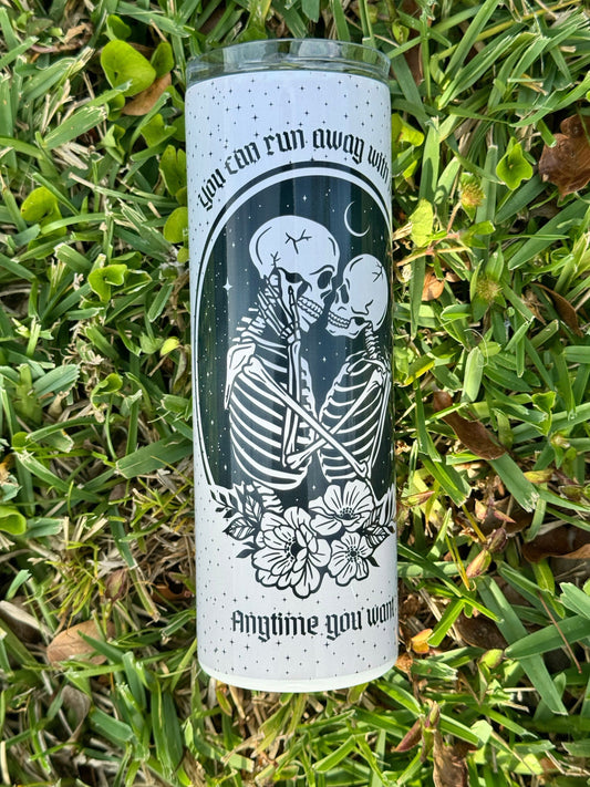 Skeleton Tumbler | MCR Inspired | Emo Cup