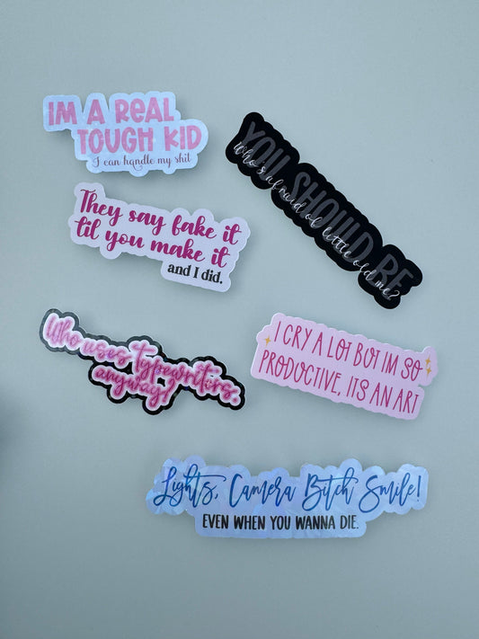 Tortured Poet Sticker Pack