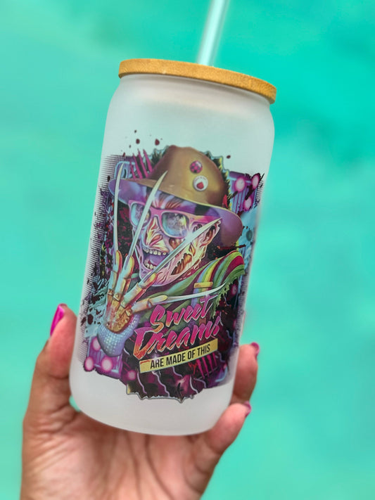 Freddy | Iced Coffee Cup | Horror Cup | Halloween
