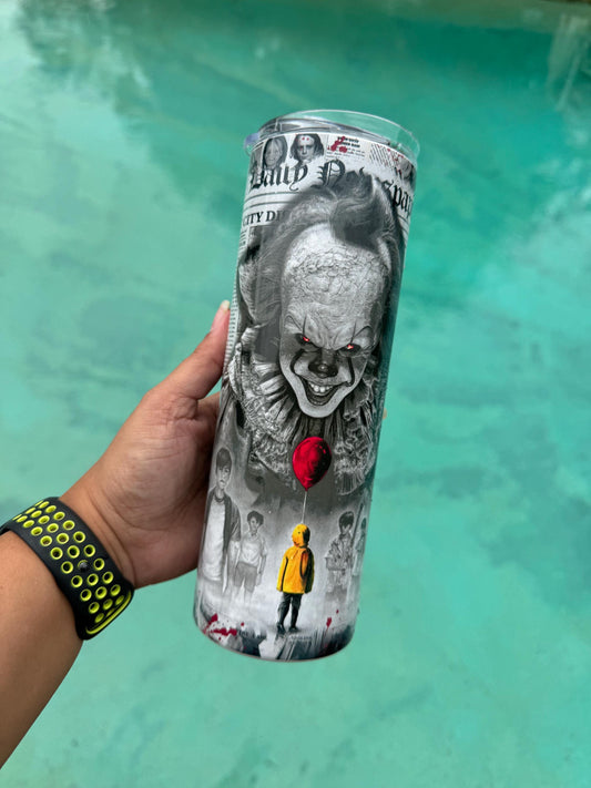The Dancing Clown | Halloween Tumbler | Spooky Season