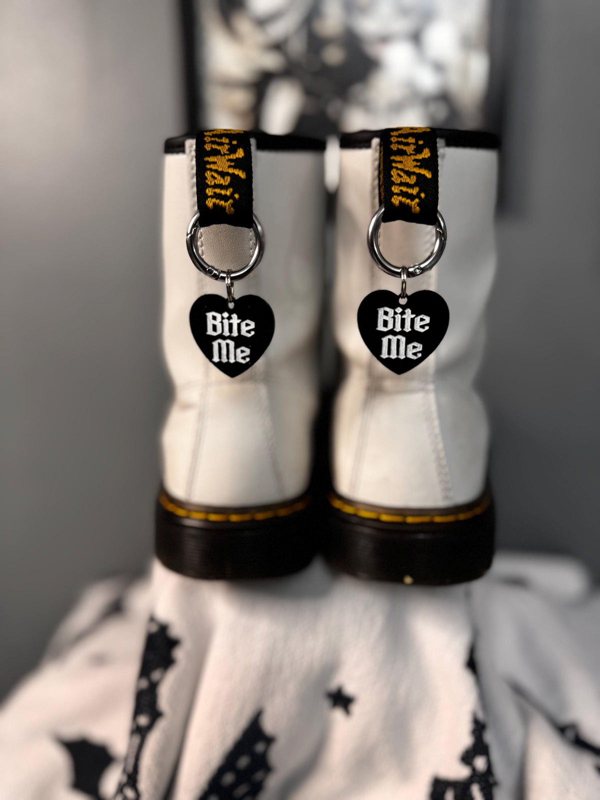 Bite Me Boot Charms | Gothic Alternative Boot Accessories | Alt Fashion | Doc Martens