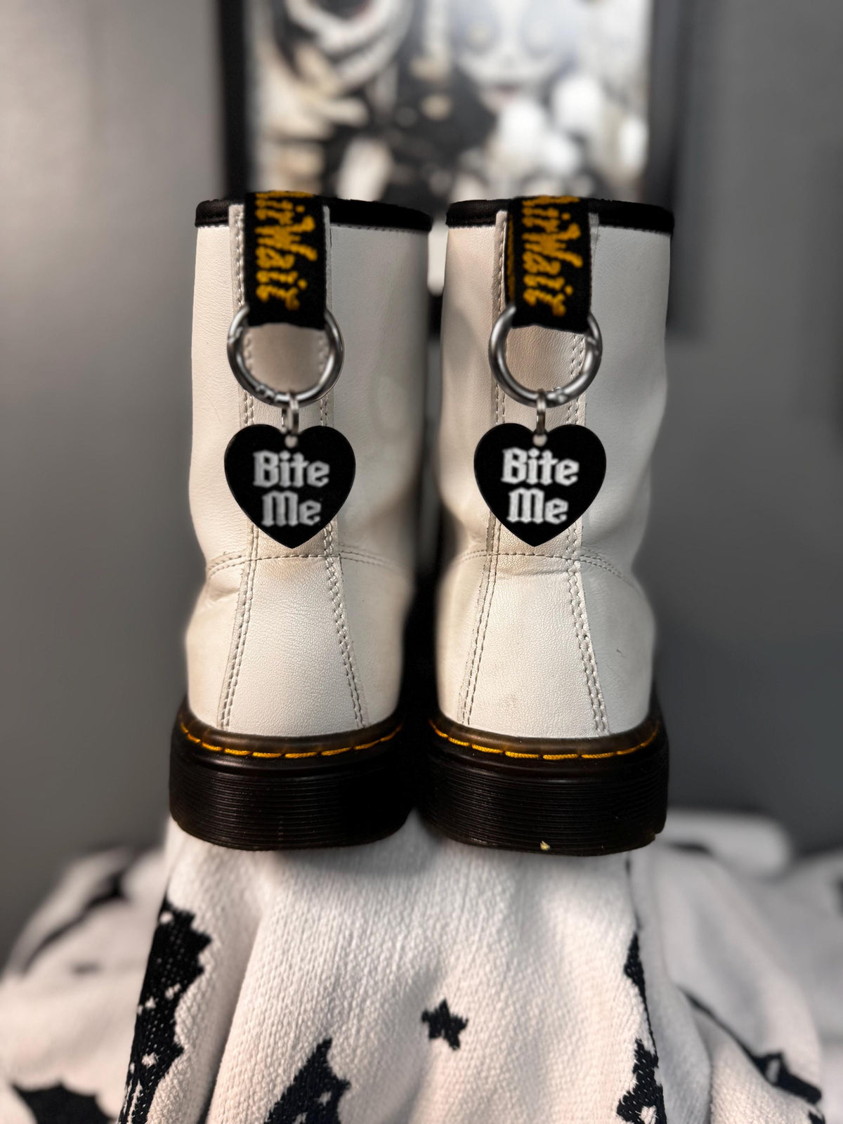 Bite Me Boot Charms | Gothic Alternative Boot Accessories | Alt Fashion | Doc Martens